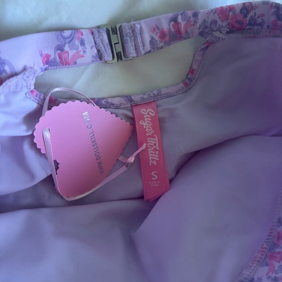 Purple Two Piece Swim Bikini 👙 sugar thrillz - Picture 5 of 8